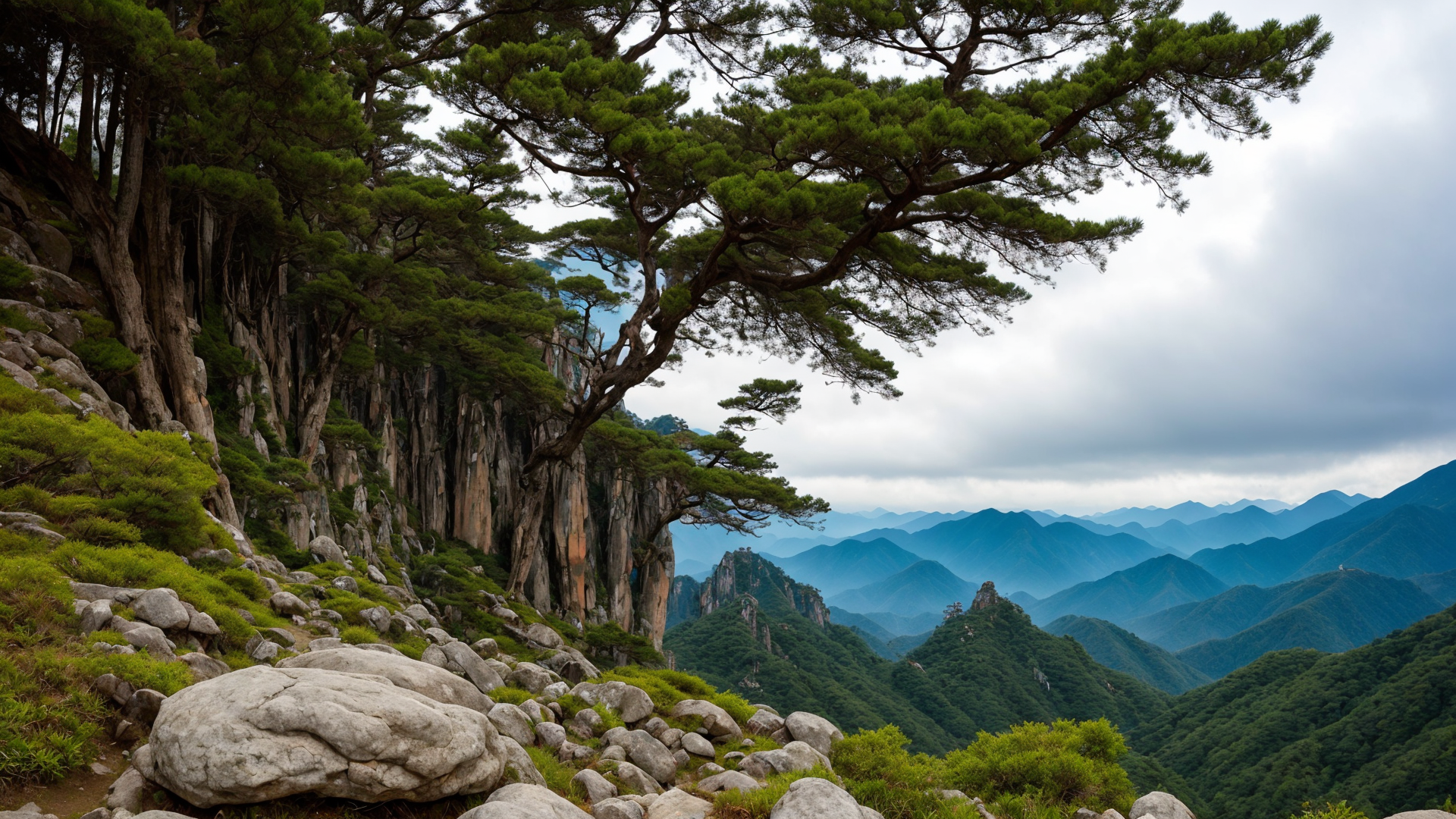 黄山名胜风景桌面壁纸图片