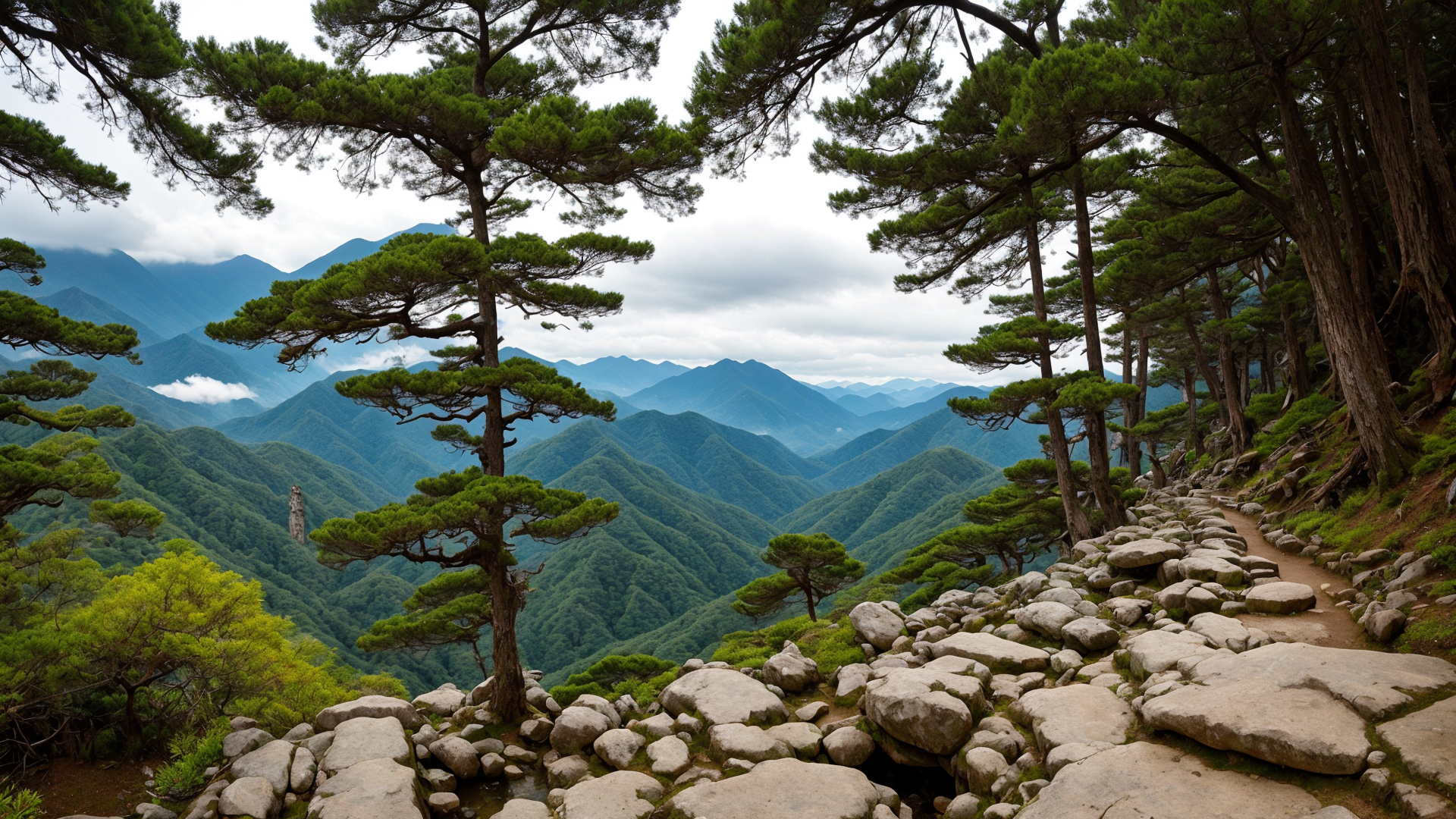 黄山名胜风景桌面壁纸图片