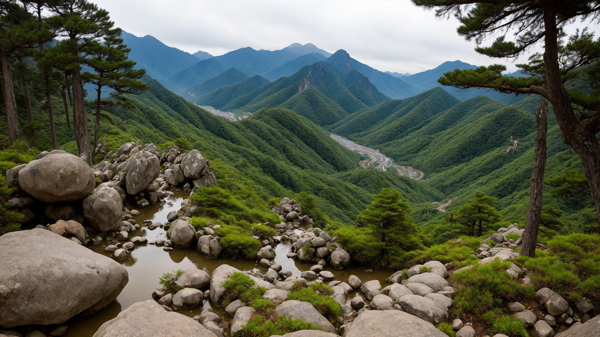 黄山名胜风景桌面壁纸图片
