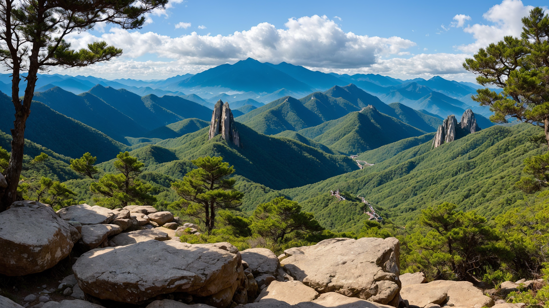 黄山名胜风景桌面壁纸图片