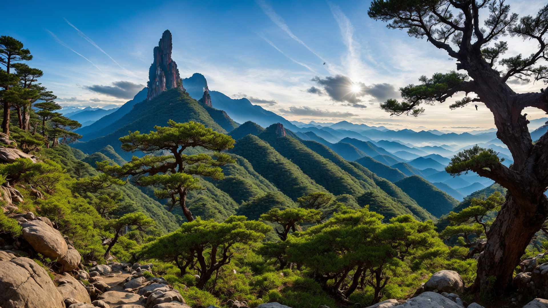 黄山名胜风景桌面壁纸图片
