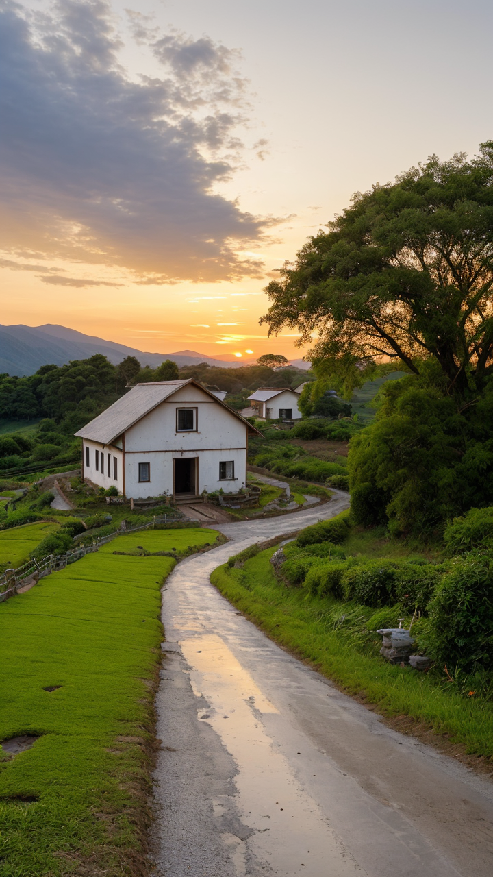 农村风景壁纸高清