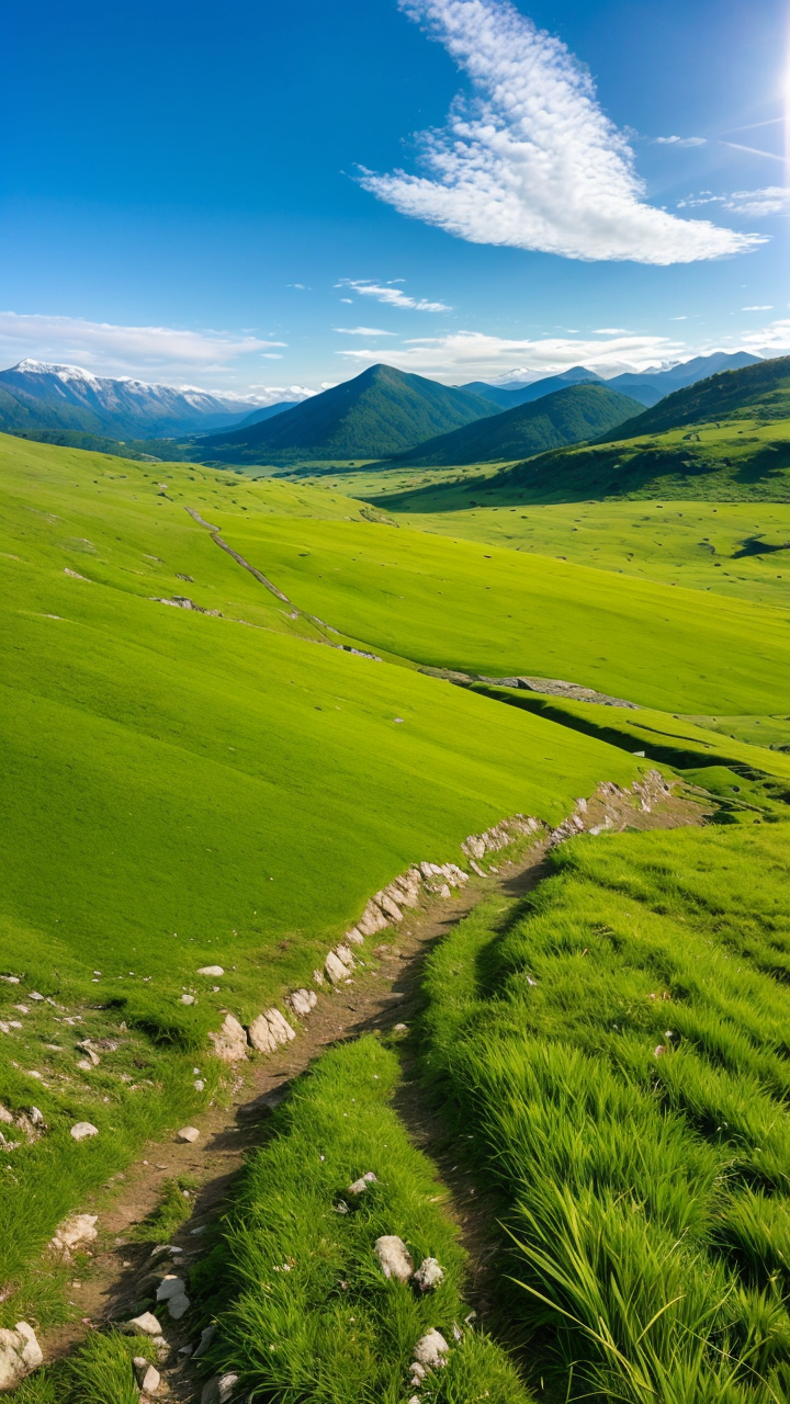 唯美自然风景草原旅游高清图片