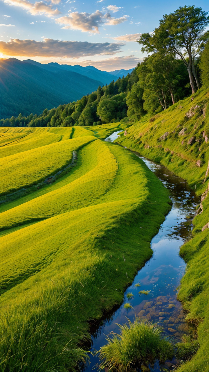 唯美自然风景草原旅游高清图片