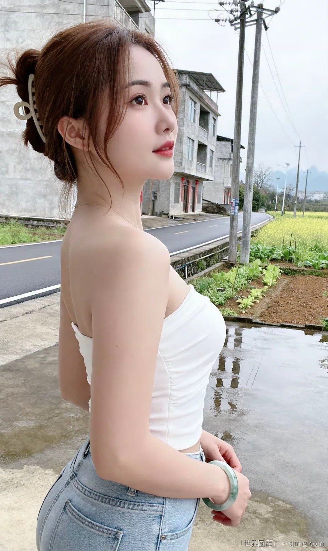 民间美女
