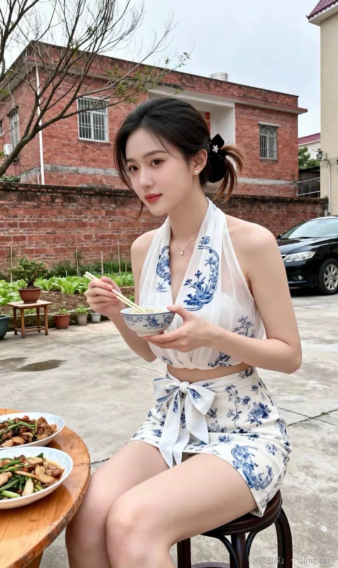 民间美女