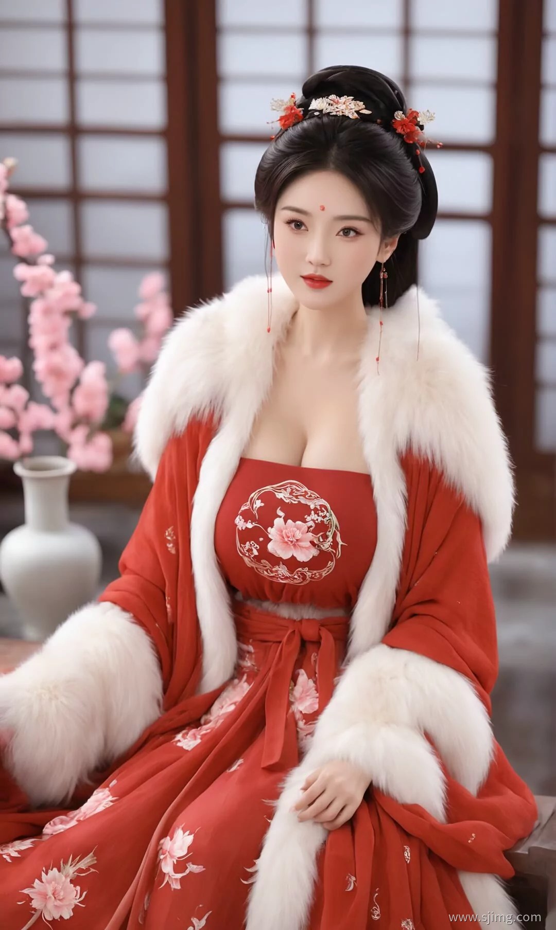 红妆 古装 体验古装的美 4K高清手机平板壁纸