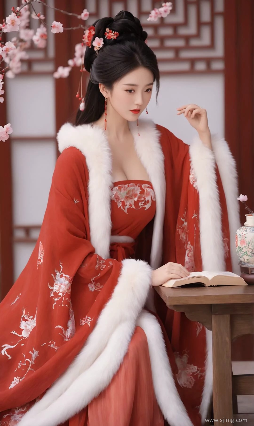 红妆 古装 体验古装的美 4K高清手机平板壁纸