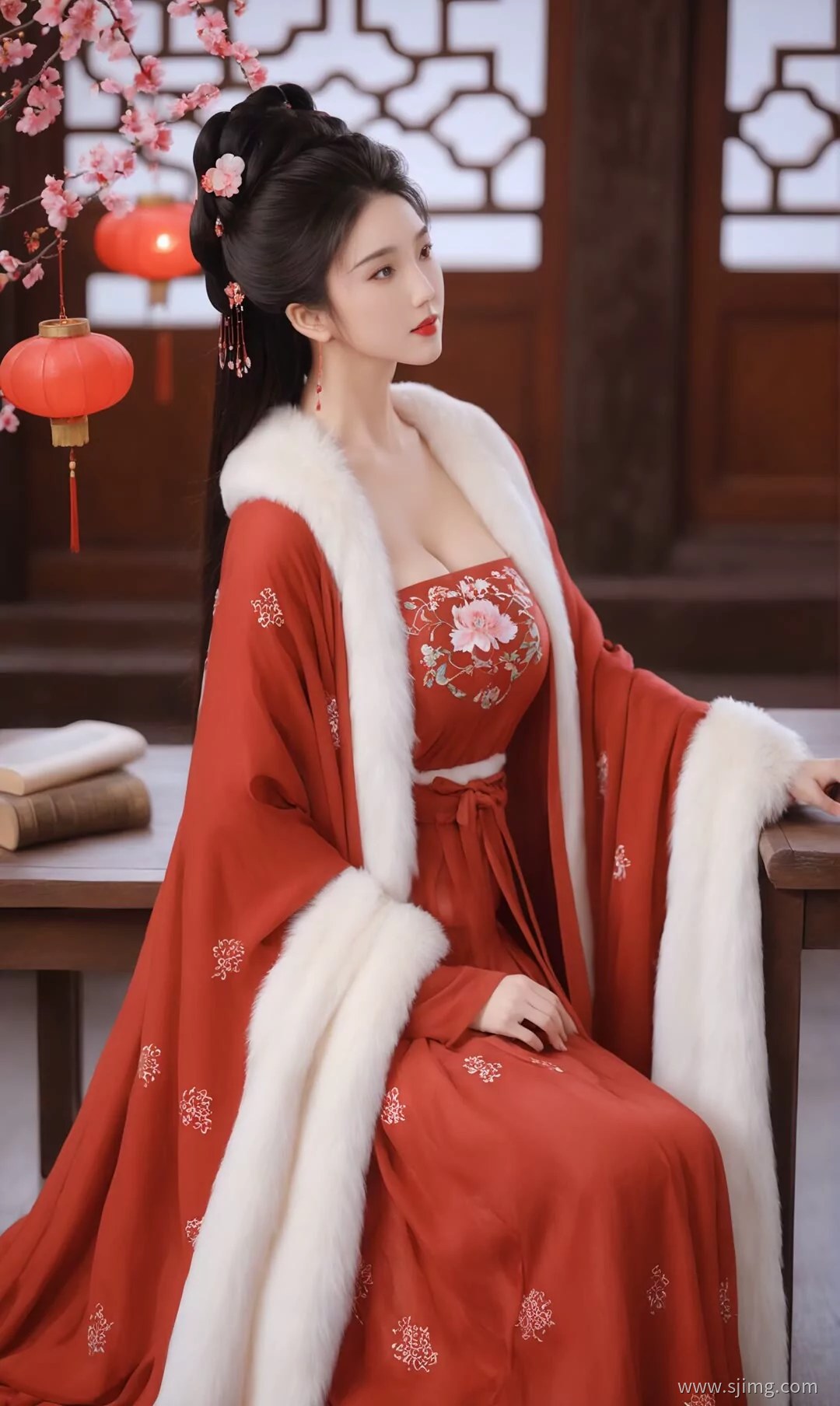 红妆 古装 体验古装的美 4K高清手机平板壁纸