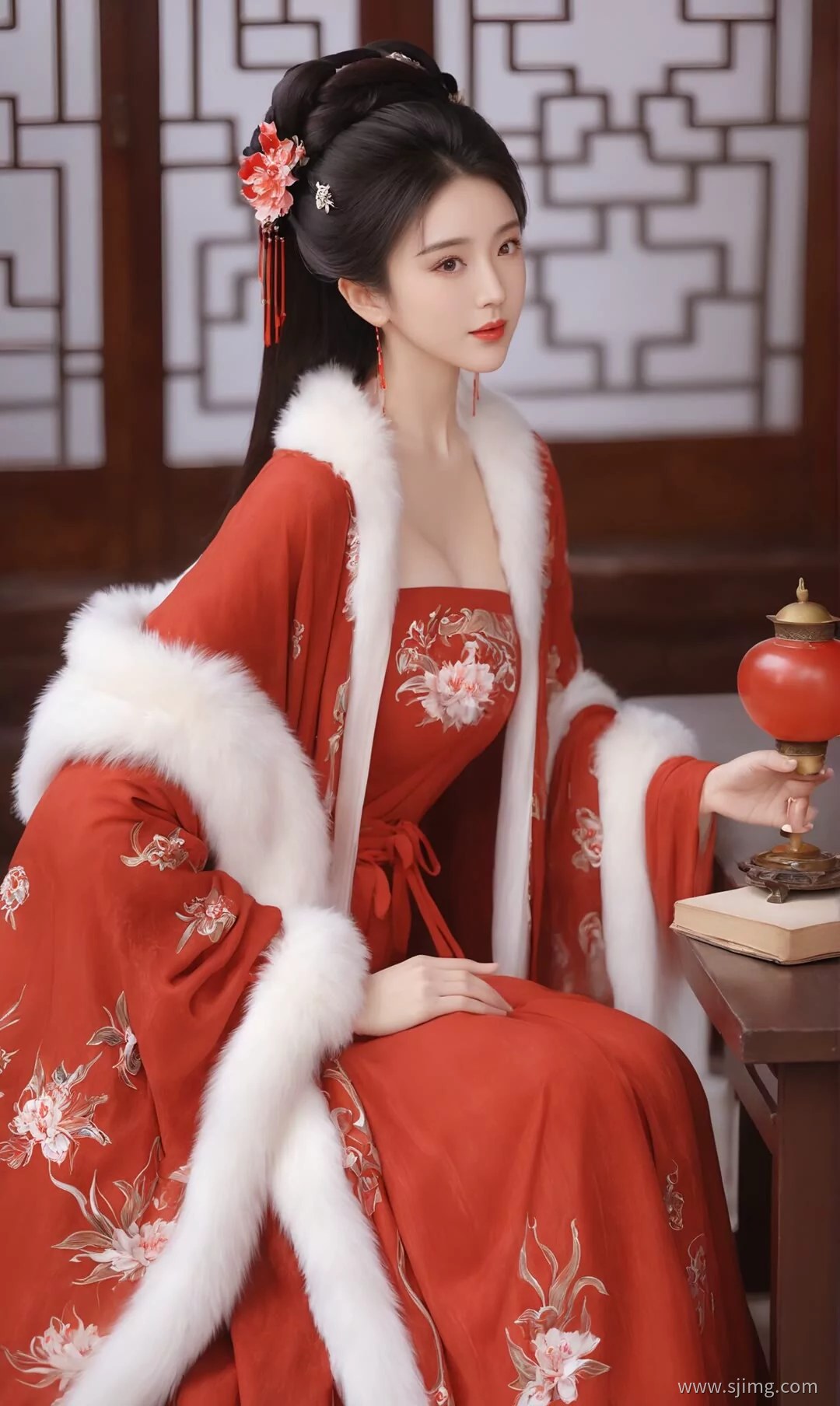 红妆 古装 体验古装的美 4K高清手机平板壁纸