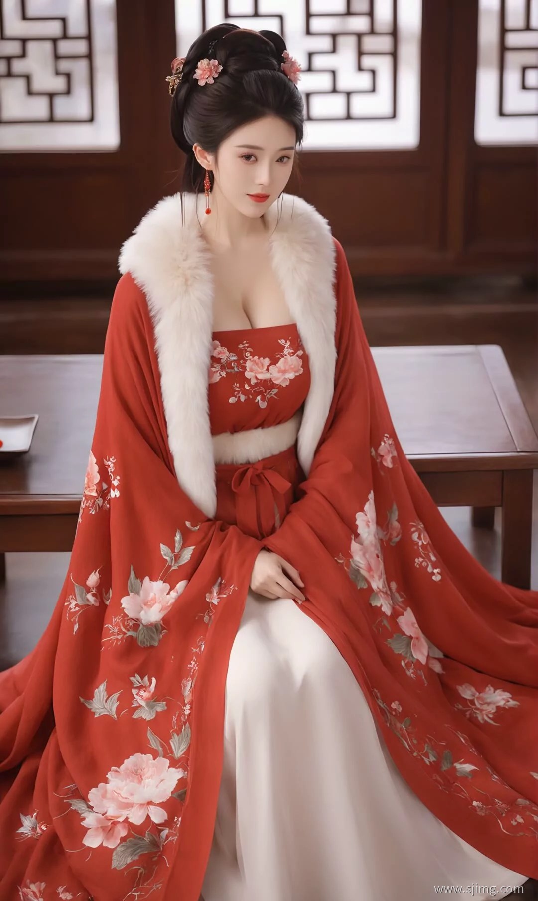 红妆 古装 体验古装的美 4K高清手机平板壁纸