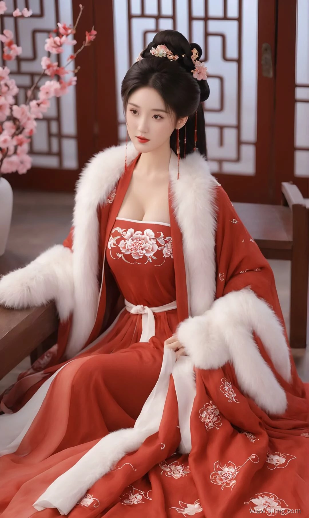 红妆 古装 体验古装的美 4K高清手机平板壁纸