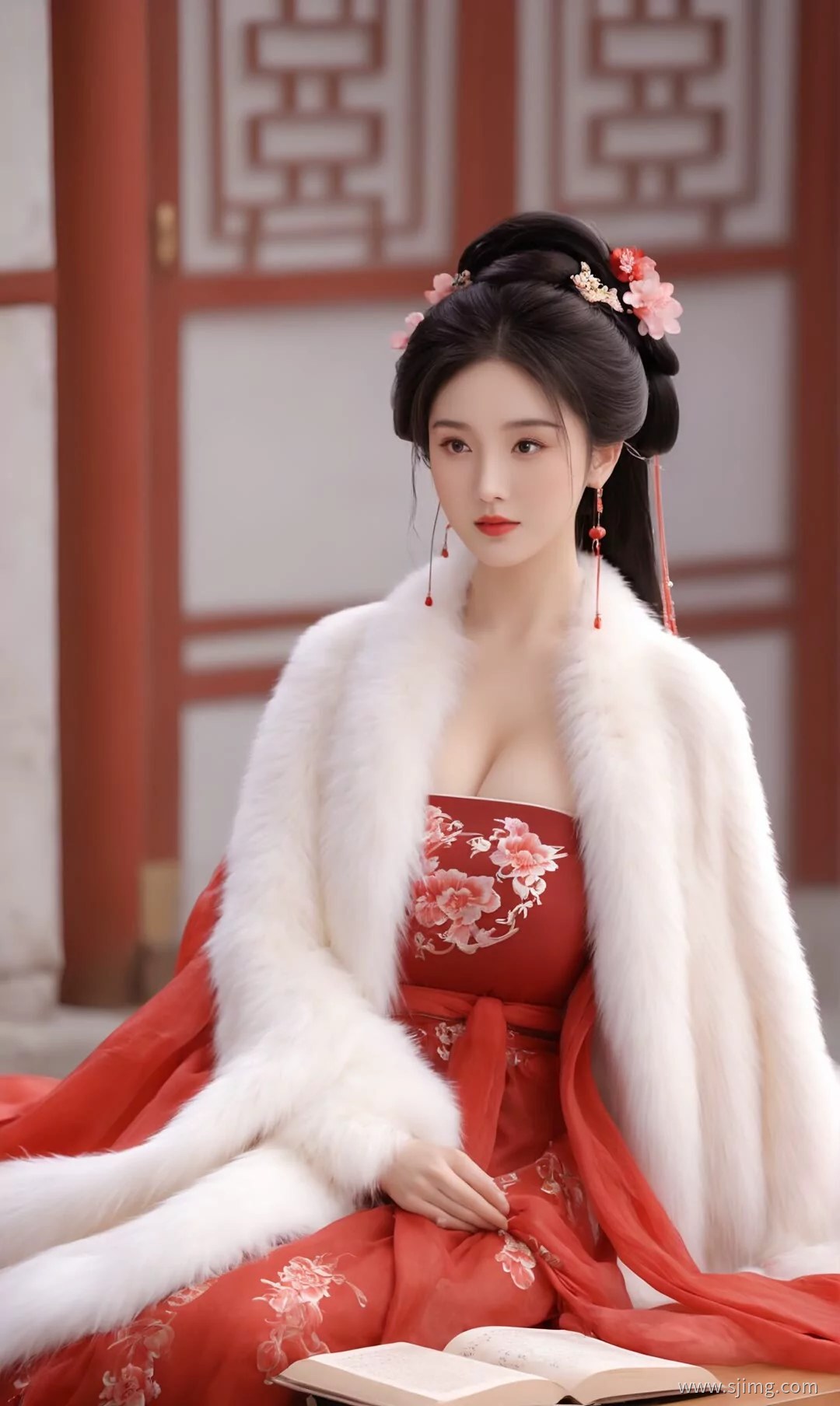 红妆 古装 体验古装的美 4K高清手机平板壁纸