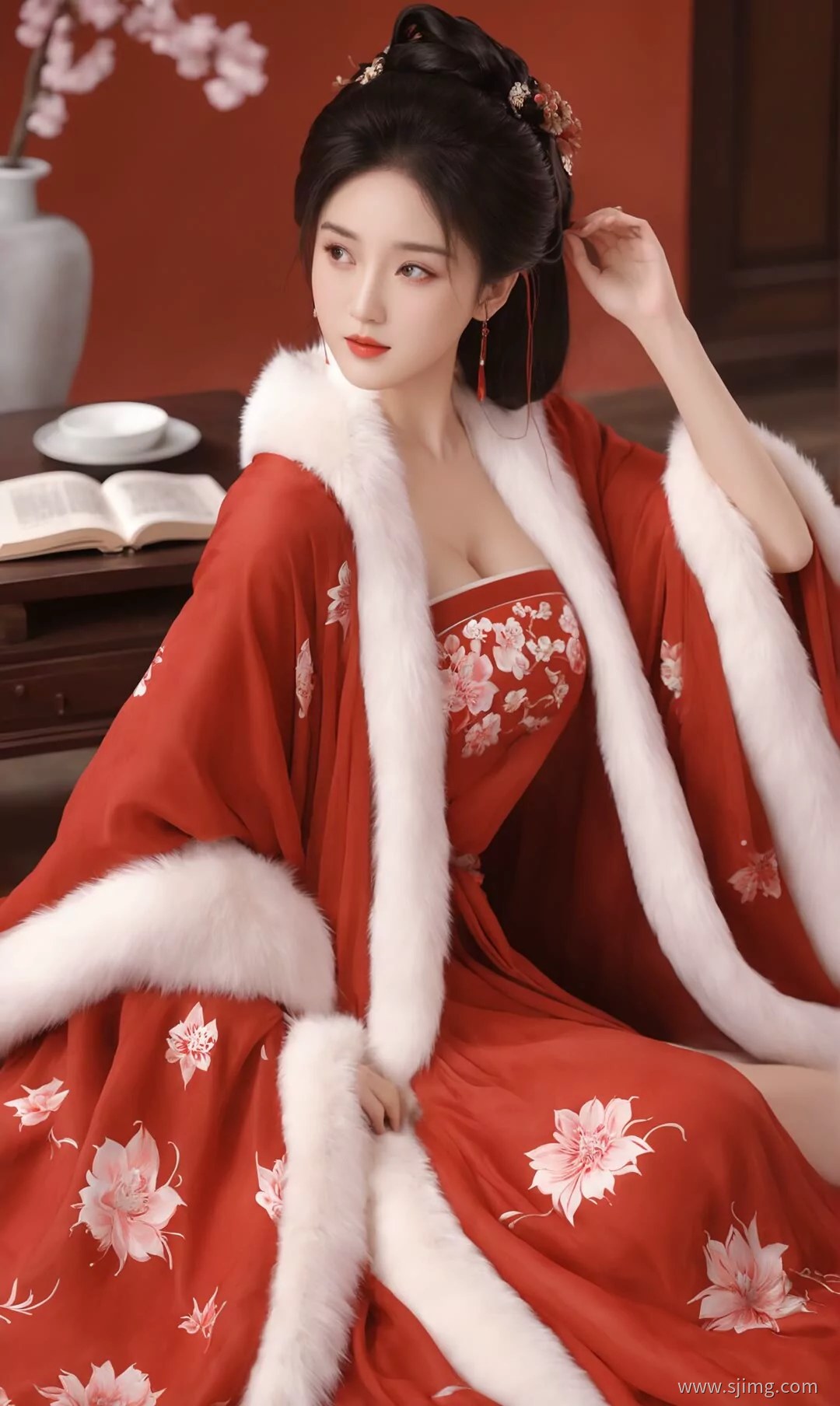 红妆 古装 体验古装的美 4K高清手机平板壁纸