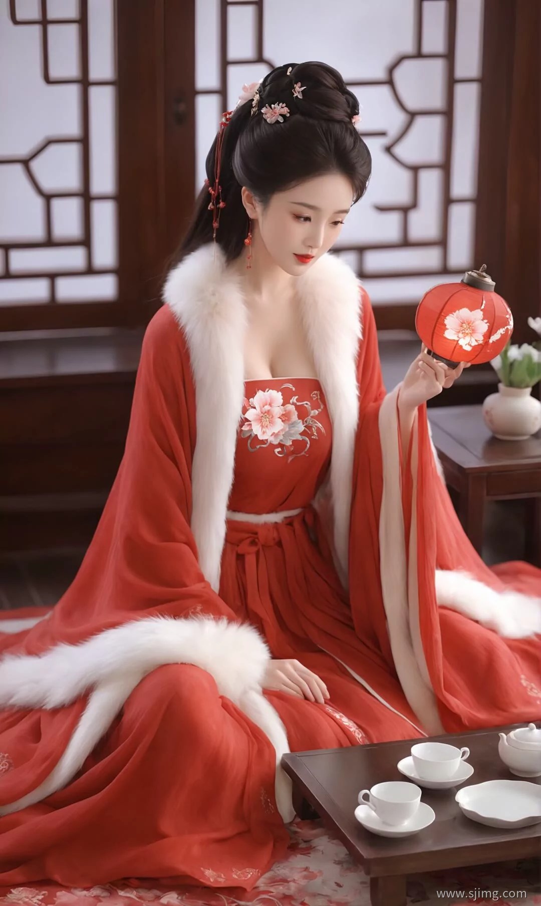 红妆 古装 体验古装的美 4K高清手机平板壁纸