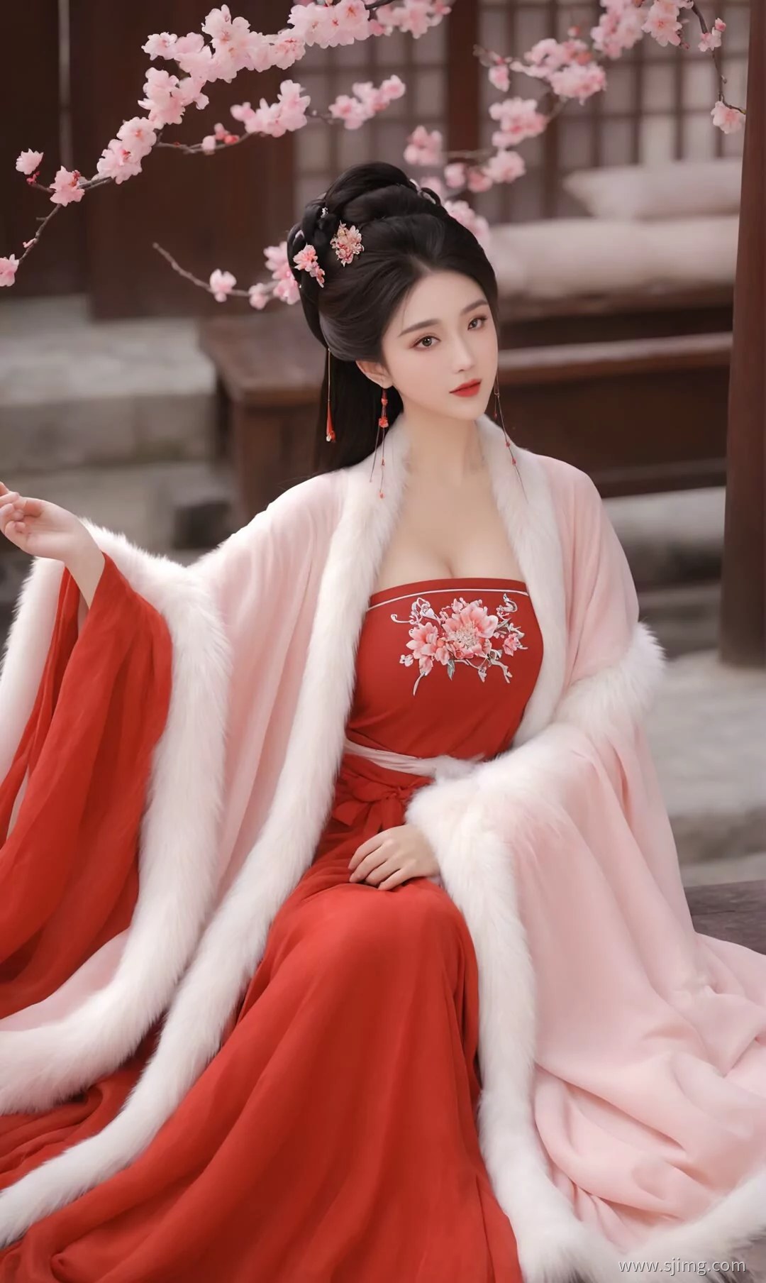 红妆 古装 体验古装的美 4K高清手机平板壁纸