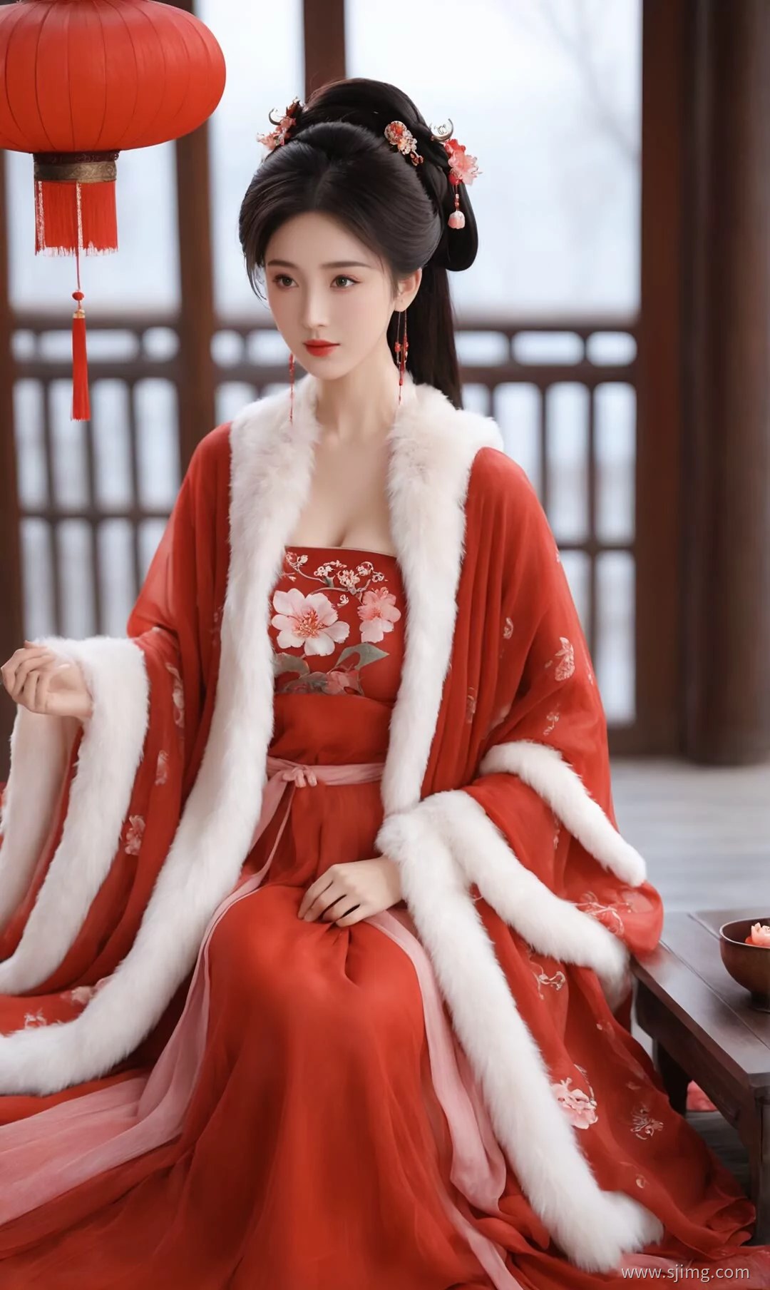 红妆 古装 体验古装的美 4K高清手机平板壁纸