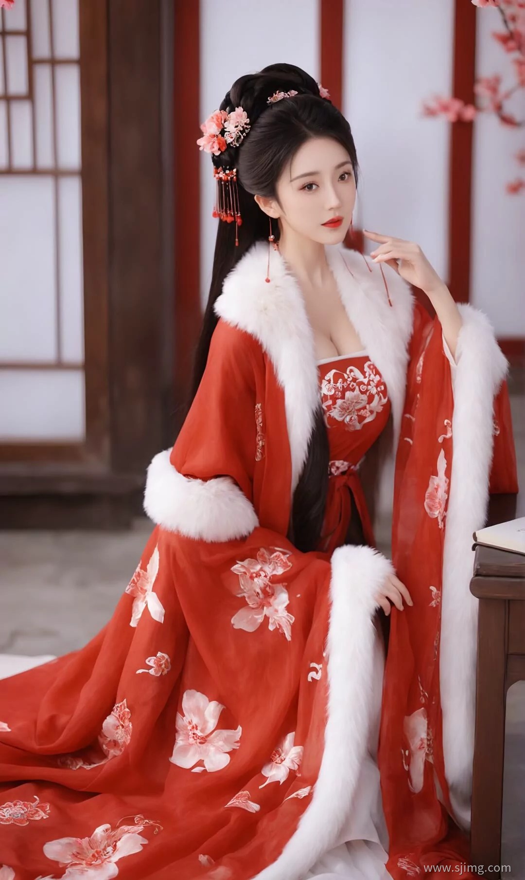 红妆 古装 体验古装的美 4K高清手机平板壁纸
