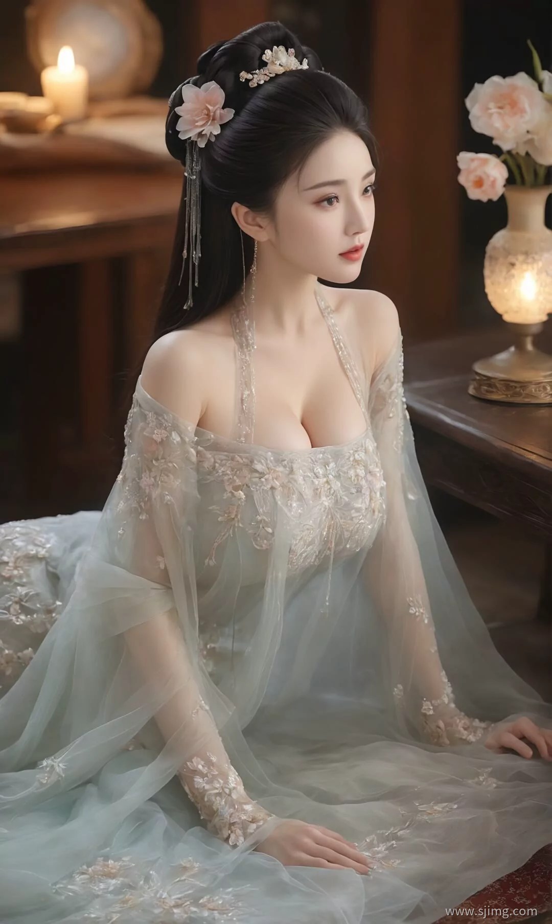 古装美人图集 古风汉服美如画 4K高清手机平板壁纸