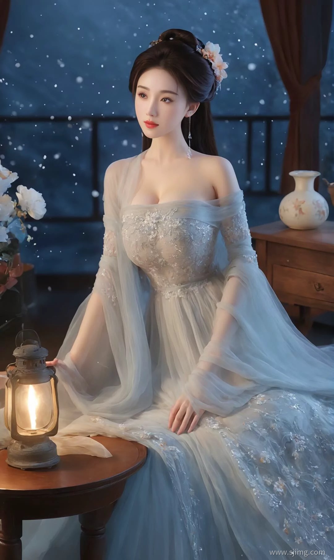 古装美人图集 古风汉服美如画 4K高清手机平板壁纸