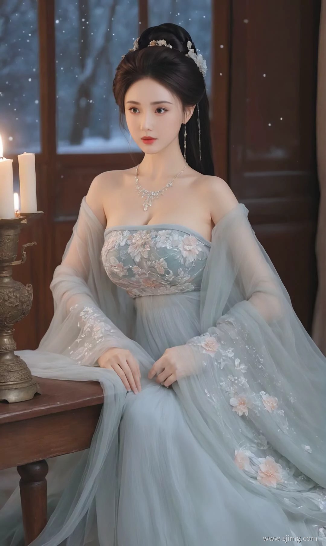 古装美人图集 古风汉服美如画 4K高清手机平板壁纸
