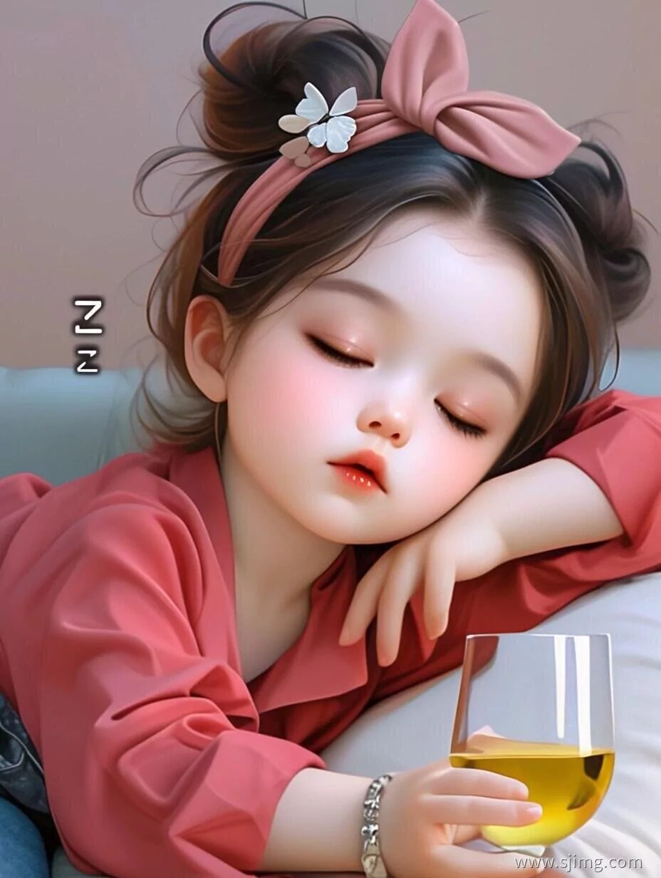 忧郁的小女人 高清手机壁纸 治愈系壁纸