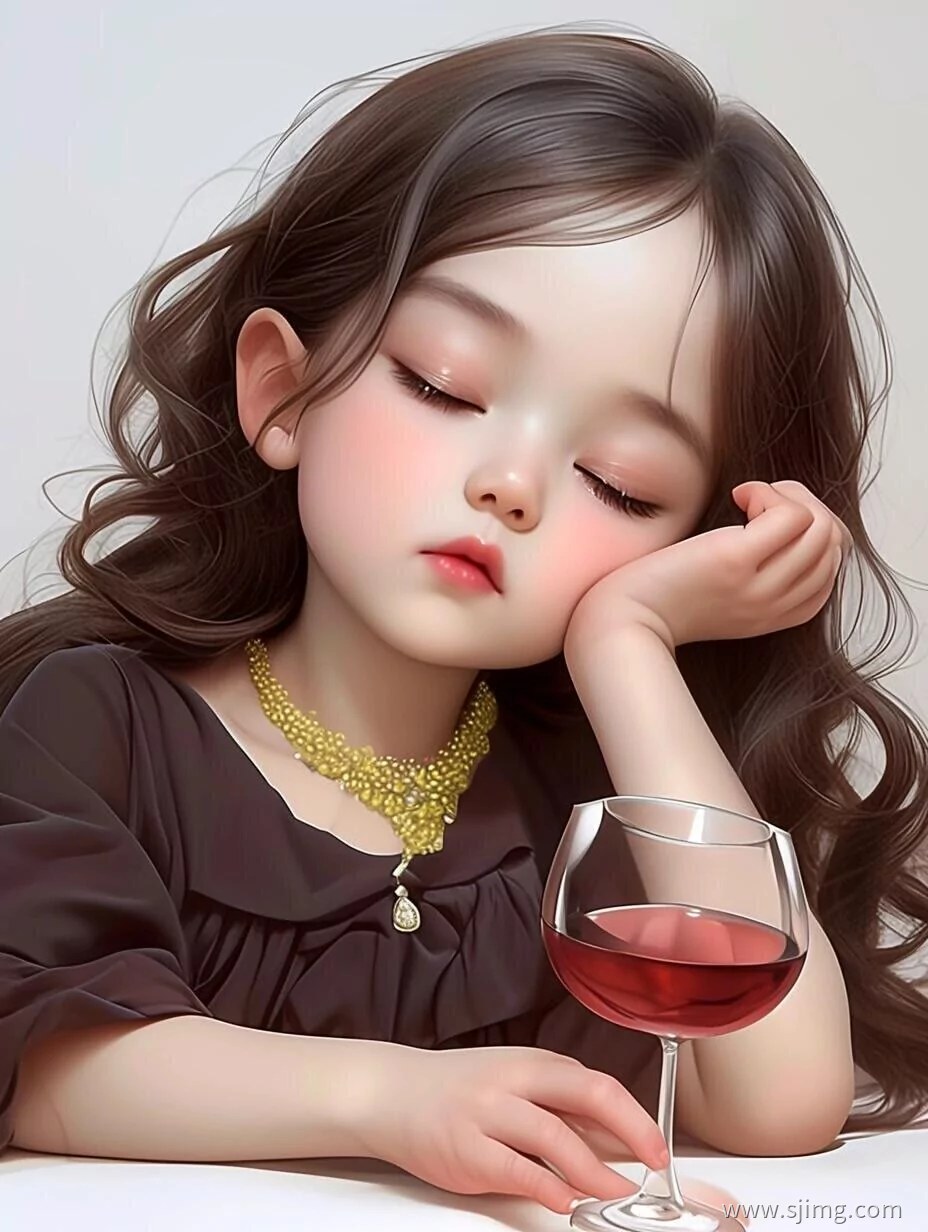 忧郁的小女人 高清手机壁纸 治愈系壁纸