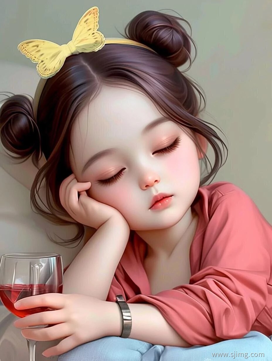 忧郁的小女人 高清手机壁纸 治愈系壁纸