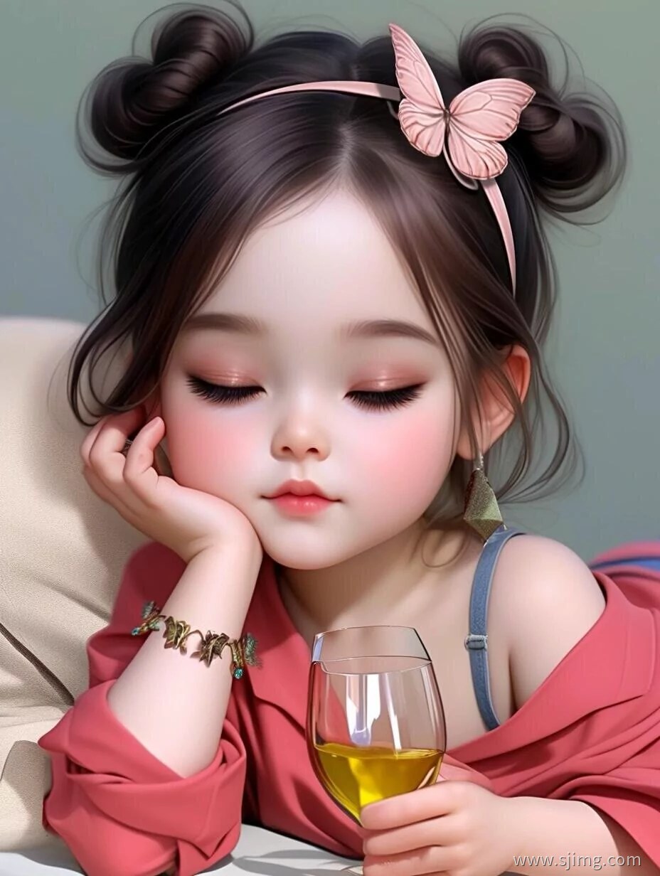 忧郁的小女人 高清手机壁纸 治愈系壁纸