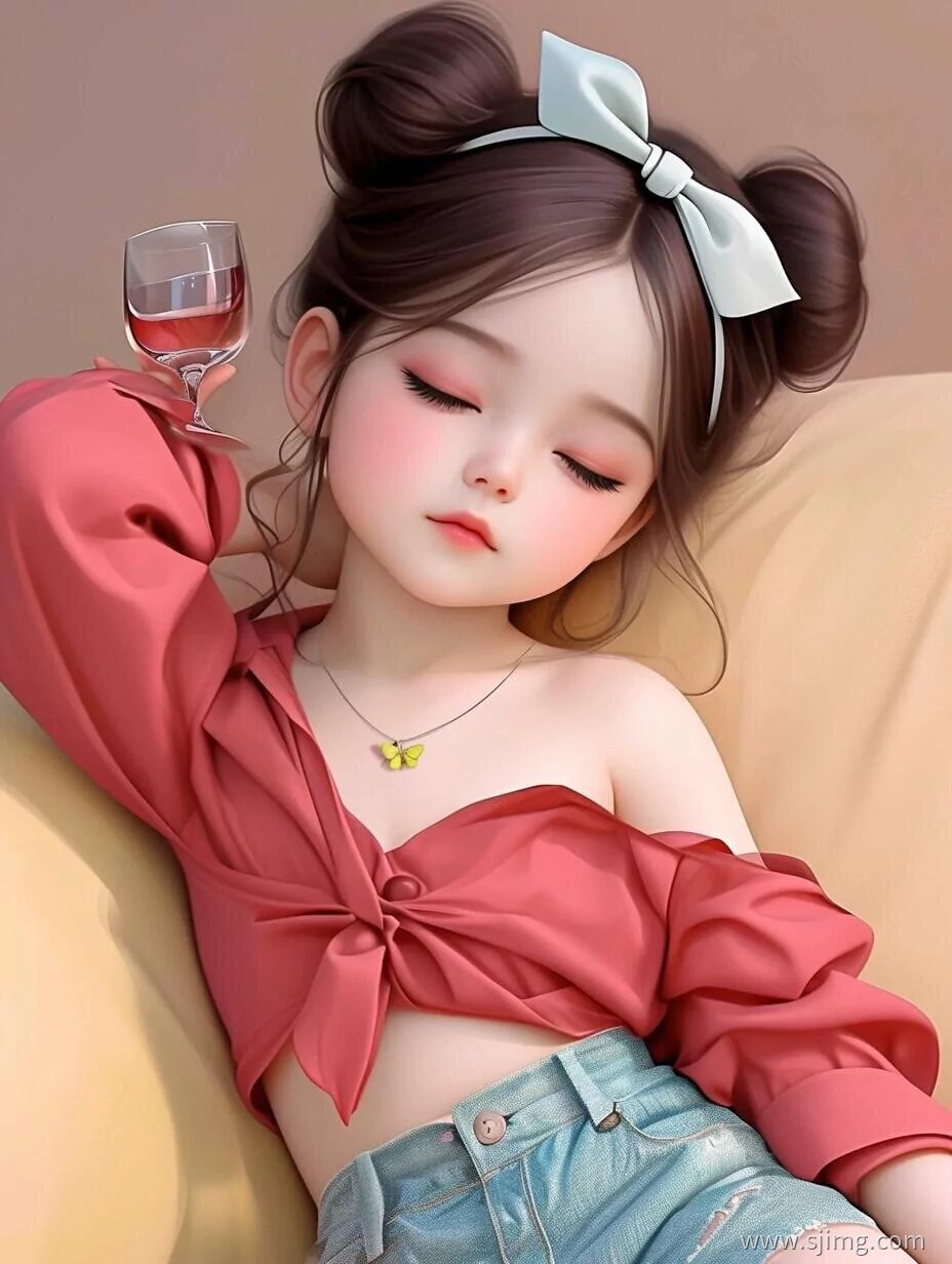 忧郁的小女人 高清手机壁纸 治愈系壁纸