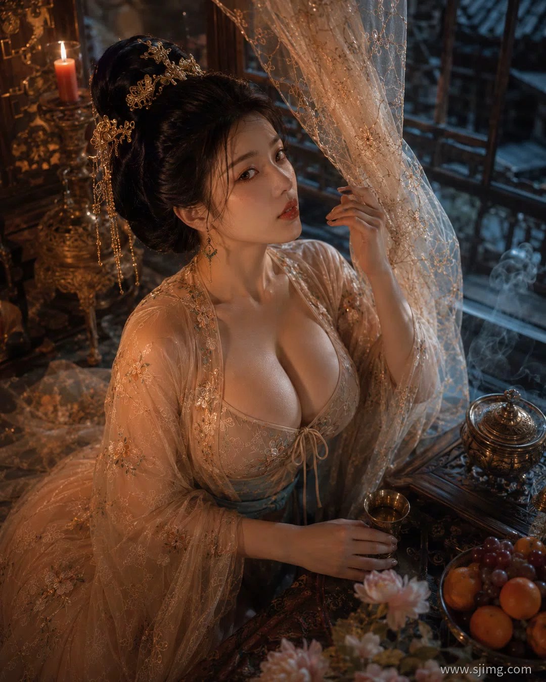 仙气飘飘 古风汉服美如画 平板高清壁纸