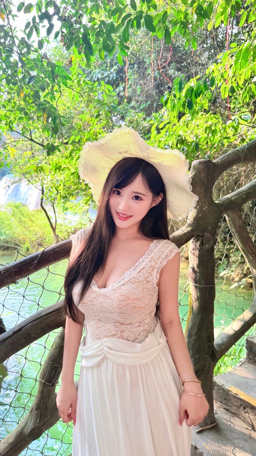 漂亮美女与风景 4K高清手机壁纸