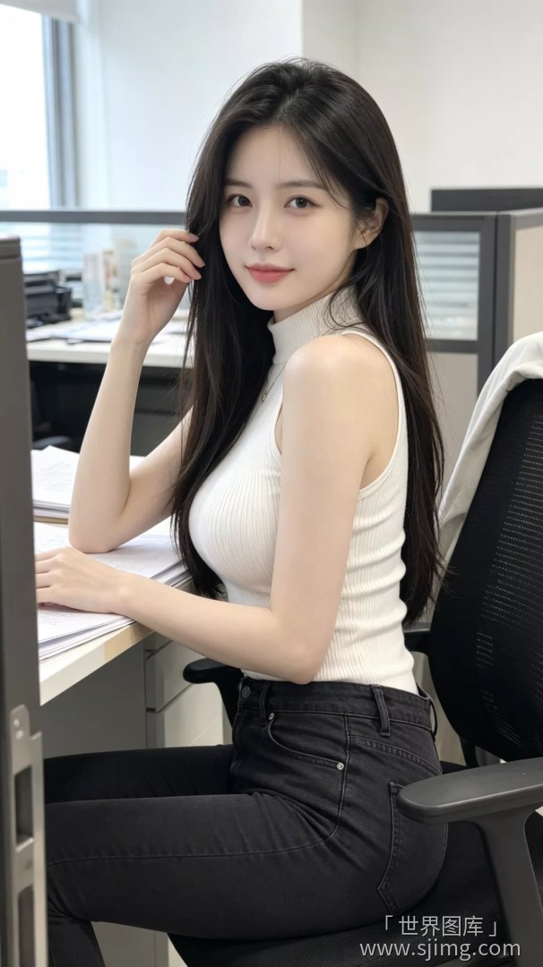 职场女性 牛马日常 气质清纯美丽动人 美女4K高清手机壁纸